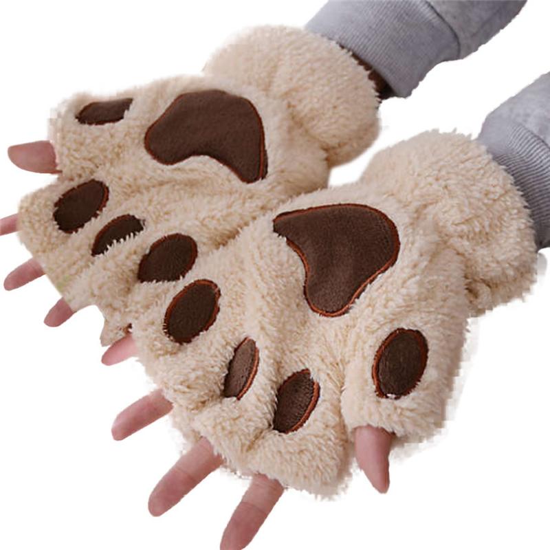 Five Fingers Gloves Footprint Winter Plus Women Half Finger Flip Mittens Sweat Girl Invierno Mujer 30SR21
Five Fingers Gloves Footprint Winter Plus Women Half Finger Flip Mittens Sweat Girl Invierno Mujer 30SR21