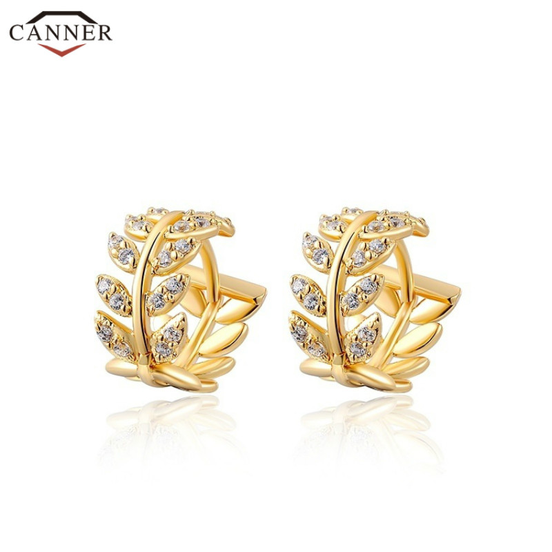 Januarysnow Austria Crystal Hoop Earrings for Women Gold Color Leaf Earrings Small Huggie Earrings 2019 Fashion Jewelry Gifts H30 
Januarysnow Austria Crystal Hoop Earrings for Women Gold Color Leaf Earrings Small Huggie Earrings 2019 Fashion Jewelry Gifts H30