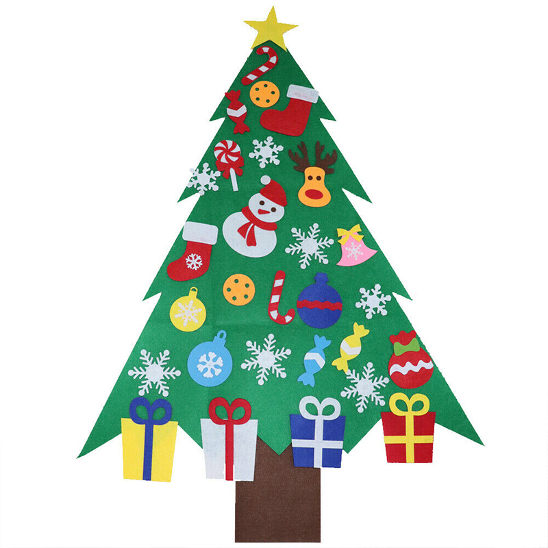 Kids DIY Felt Christmas Tree with Ornaments Children New Year Gifts for Christmas Tree Ornaments Door Wall Hanging Decoration
Kids DIY Felt Christmas Tree with Ornaments Children New Year Gifts for Christmas Tree Ornaments Door Wall Hanging Decoration