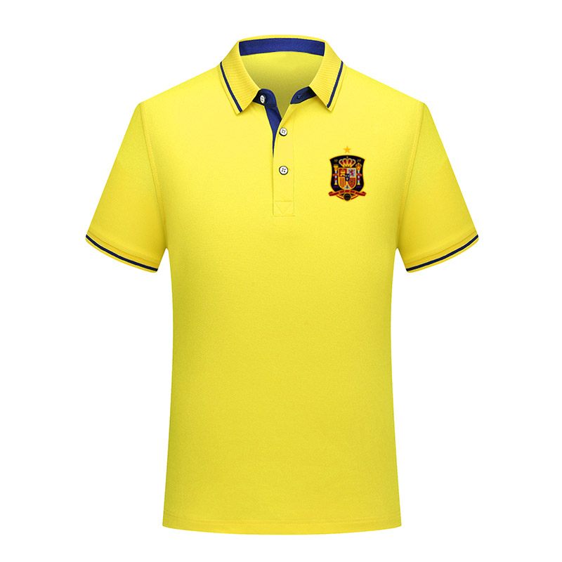 2020 Spain national team men Soccer Polo Shirt Football Short Sleeve polos Fashion Sport training Polos Football Soccer T-Shir, White;black
2020 Spain national team men Soccer Polo Shirt Football Short Sleeve polos Fashion Sport training Polos Football Soccer T-Shir, White;black