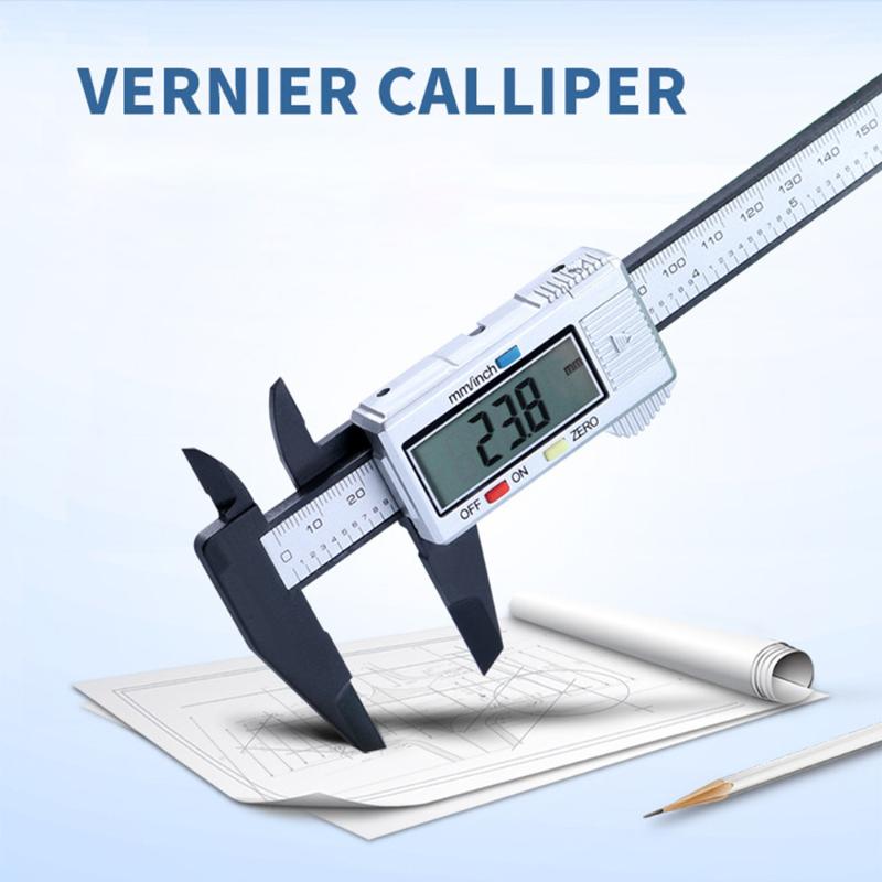 2020 Digital Vernier Calipers150mm 6inch LCD Electronic Carbon Fiber Gauge height measuring instruments micrometer 2020 #j3s
2020 Digital Vernier Calipers150mm 6inch LCD Electronic Carbon Fiber Gauge height measuring instruments micrometer 2020 #j3s
