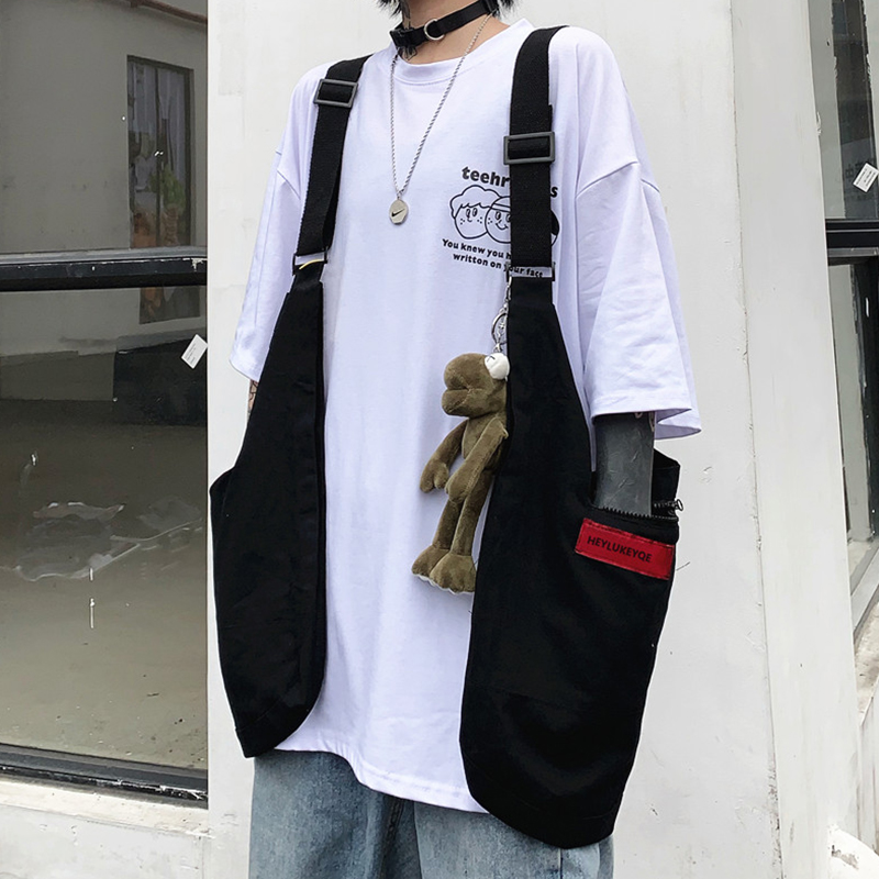 Multi-functional Vest Korea Harajuku Street Style Large Capacity Crossbody Bag for Women Black Cotten Messenger Bag Men Vest
Multi-functional Vest Korea Harajuku Street Style Large Capacity Crossbody Bag for Women Black Cotten Messenger Bag Men Vest