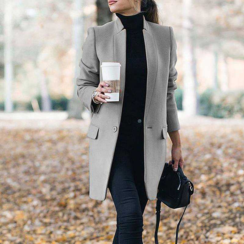 Duzeala New Blend Coat Casual Autumn Winter Women Elegant Long Sleeve Stand Collar Single Button Outwear Jacket Overcoat Trench, Red wine
Duzeala New Blend Coat Casual Autumn Winter Women Elegant Long Sleeve Stand Collar Single Button Outwear Jacket Overcoat Trench, Red wine