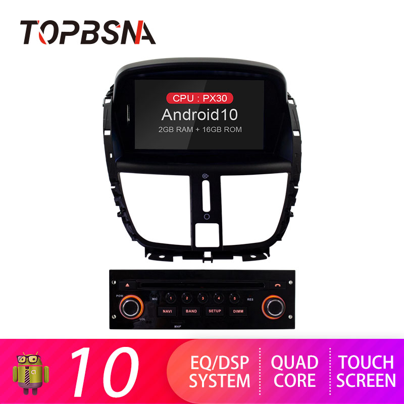 TOPBSNA Android 10 Car DVD player for 207 2008-2014 GPS Navigation 1 din Car Radio Stereo Multimedia Headunit WIFI Video
TOPBSNA Android 10 Car DVD player for 207 2008-2014 GPS Navigation 1 din Car Radio Stereo Multimedia Headunit WIFI Video