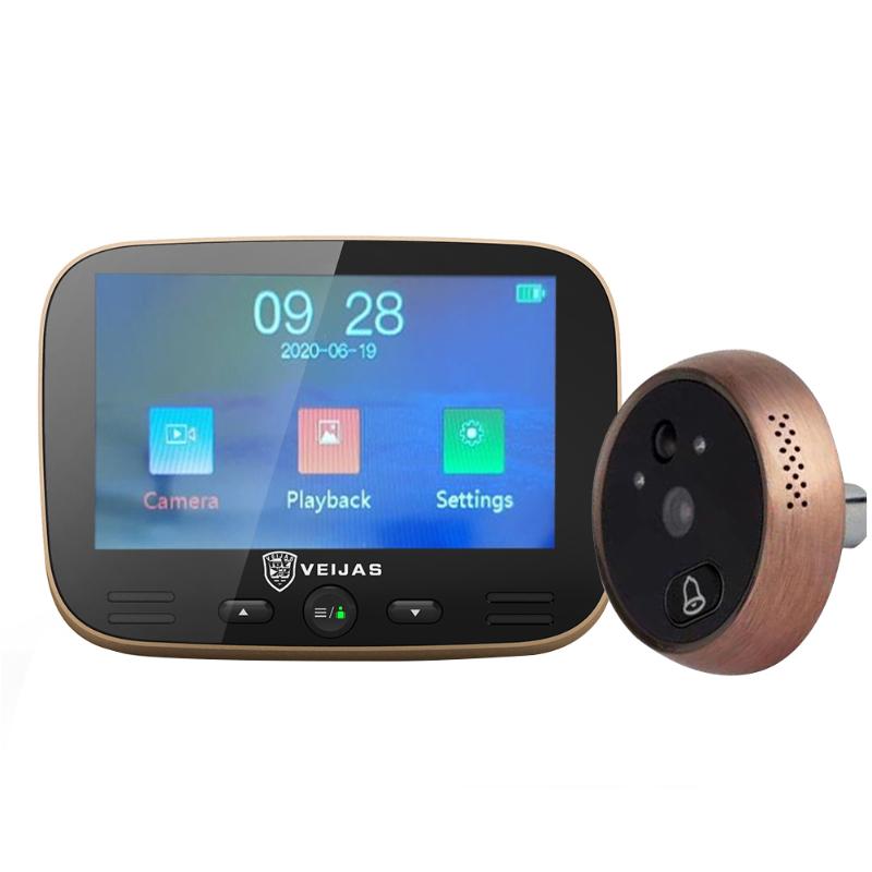 Digital Peephole Electronic Night Vision Security Practical Motion Detection Doorbell 4.3 Inch Color Screen Viewer Door Camera
Digital Peephole Electronic Night Vision Security Practical Motion Detection Doorbell 4.3 Inch Color Screen Viewer Door Camera