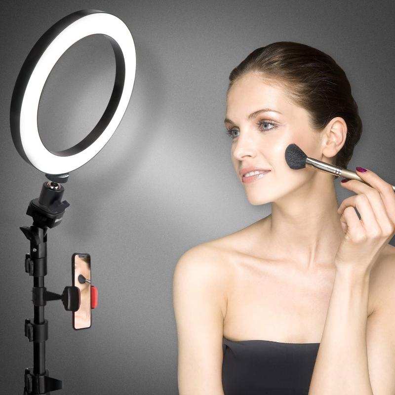 16/26cm Dimmable Ring Light Makeup Selfie Led Fill Light Photography Lamp For Video With Phone Holder Tripod USB Plug
16/26cm Dimmable Ring Light Makeup Selfie Led Fill Light Photography Lamp For Video With Phone Holder Tripod USB Plug