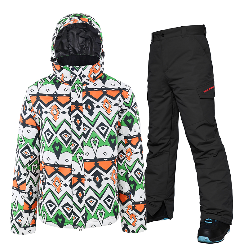 Ski Suit Men Windproof Waterproof Clothes Ski Jacket and Pants Snow Sets Winter Brands Skiing and Snowboarding Suits for Men