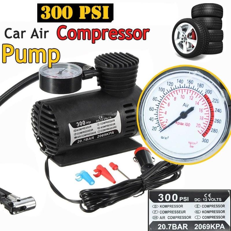 New Portable Electric Inflator 12V 300 PSI Mini Electric Air Compressor Kit Mini Black Car Tire Inflator For Ball Bicycle
New Portable Electric Inflator 12V 300 PSI Mini Electric Air Compressor Kit Mini Black Car Tire Inflator For Ball Bicycle
