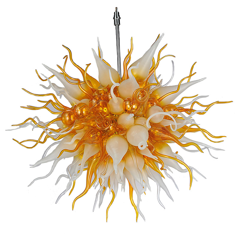 Modern Lamp Chandelier Lighting Home Villa Decoration 100% Handmade Blown Borosilicate Glass LED Chandeliers