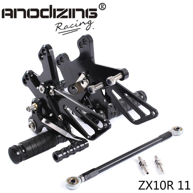 Full CNC Aluminum Motorcycle Adjustable Rearsets Rear Sets Foot Pegs For ZX10R ZX-10R 2011-2020
Full CNC Aluminum Motorcycle Adjustable Rearsets Rear Sets Foot Pegs For ZX10R ZX-10R 2011-2020