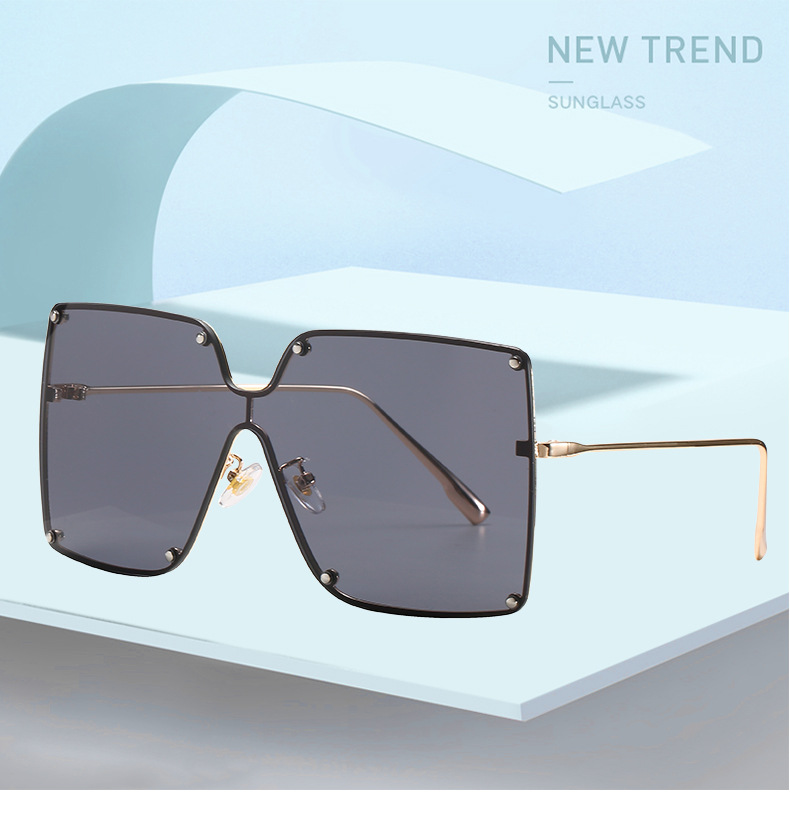 Large metal frame conjoined Sunglasses jelly color square ocean glasses for Men and Women Shades Mirror UV 400 Polarized Sunglasses 2202
Large metal frame conjoined Sunglasses jelly color square ocean glasses for Men and Women Shades Mirror UV 400 Polarized Sunglasses 2202