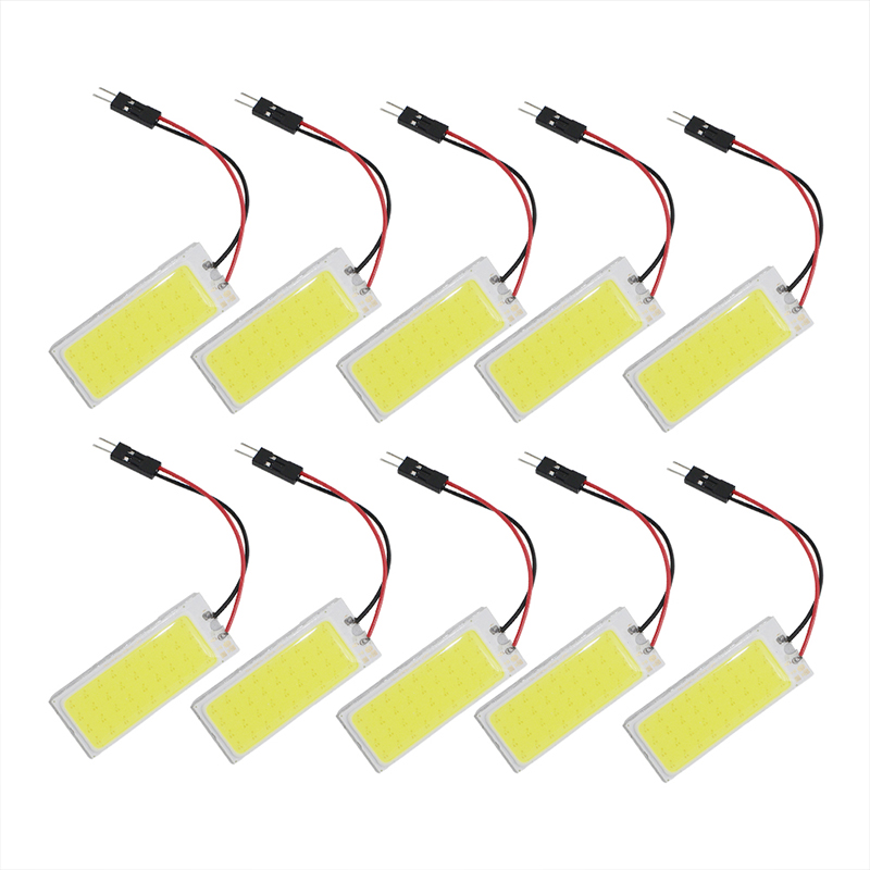 YOLU 10Pcs White COB LED Plate Car Interior White Light Bulb T10 12V Reading Lights, As pic
YOLU 10Pcs White COB LED Plate Car Interior White Light Bulb T10 12V Reading Lights, As pic