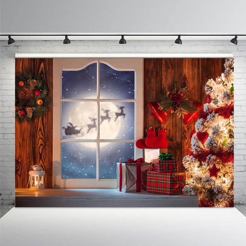 Christmas Wreath Decor Bay Window Snow Scenic Photography Backgrounds Custom Photographic Backdrops for Photo Studio
Christmas Wreath Decor Bay Window Snow Scenic Photography Backgrounds Custom Photographic Backdrops for Photo Studio