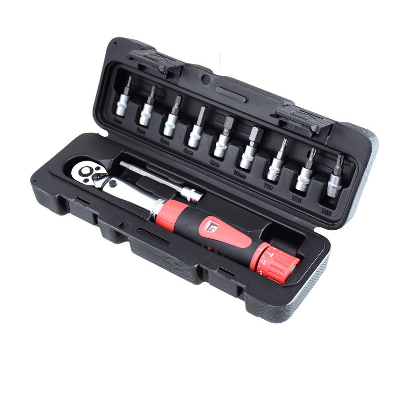 1/4" DR 2-24Nm Bike Torque Wrench Set Bicycle Repair Tools Kit Ratchet Mechanical Torque Spanner Manual Wrenches
1/4" DR 2-24Nm Bike Torque Wrench Set Bicycle Repair Tools Kit Ratchet Mechanical Torque Spanner Manual Wrenches