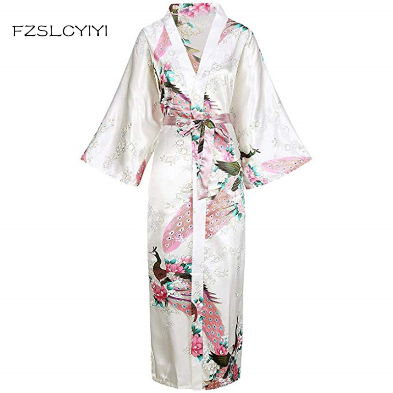 FZSLCYIYI White Women's Sexy Bride Wedding Robes Nightwear Robes Kimono Night Gown Printed Peacock&Floral Sleepwear Plus Size, Black
FZSLCYIYI White Women's Sexy Bride Wedding Robes Nightwear Robes Kimono Night Gown Printed Peacock&Floral Sleepwear Plus Size, Black