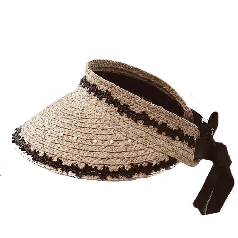 Fibonacci 2020 New hot raffia straw empty top beach hats lace bow female summer fashion shade sunscreen folding women sun hat, Beige
Fibonacci 2020 New hot raffia straw empty top beach hats lace bow female summer fashion shade sunscreen folding women sun hat, Beige