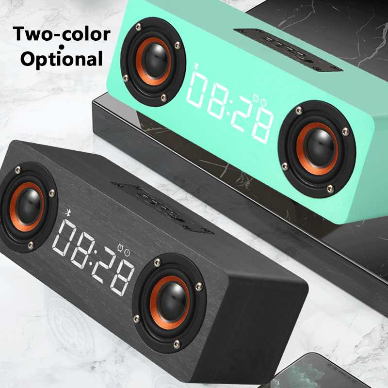 Alarm Clock Radio subwoofer Soundbar portable column Bluetooth Speaker Home theater Wireless wood speaker for TV AUX USB
Alarm Clock Radio subwoofer Soundbar portable column Bluetooth Speaker Home theater Wireless wood speaker for TV AUX USB