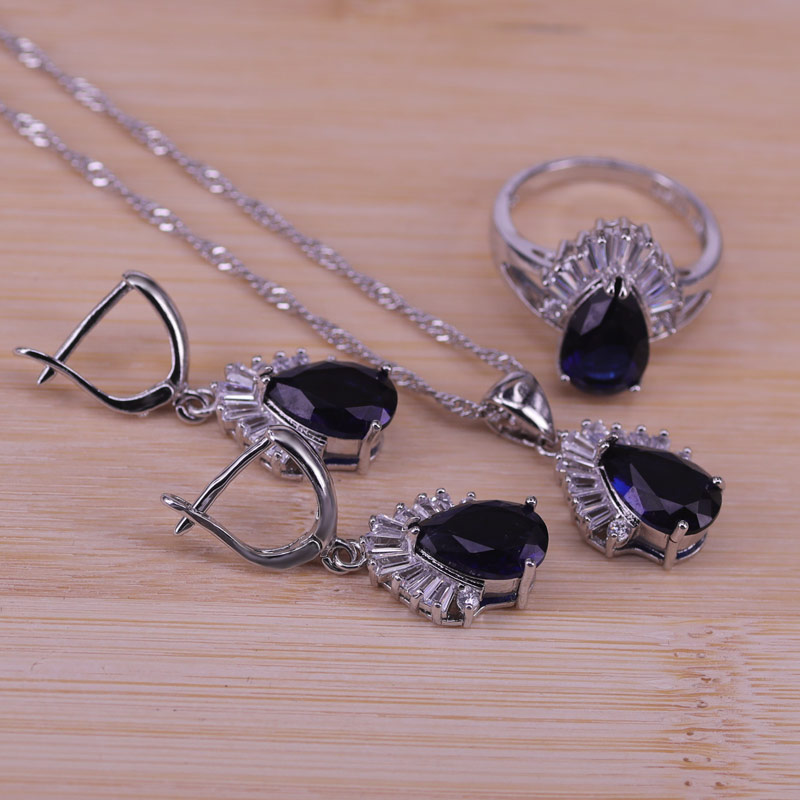 New Arrival Pear Wedding Jewelry Set Silver Color Cubic Zircon Necklace/Earring/Ring Set Wedding/Party Present Women, As pic
New Arrival Pear Wedding Jewelry Set Silver Color Cubic Zircon Necklace/Earring/Ring Set Wedding/Party Present Women, As pic