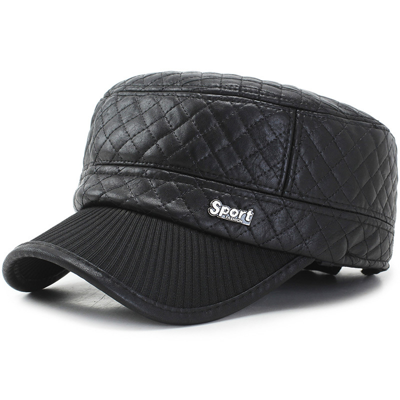 Adjustable Size Men's Winter Hat Velvet WarmBaseball Caps For Men Autumn Winter PU Leather Hats New Simple Sports Cap, Black
Adjustable Size Men's Winter Hat Velvet WarmBaseball Caps For Men Autumn Winter PU Leather Hats New Simple Sports Cap, Black