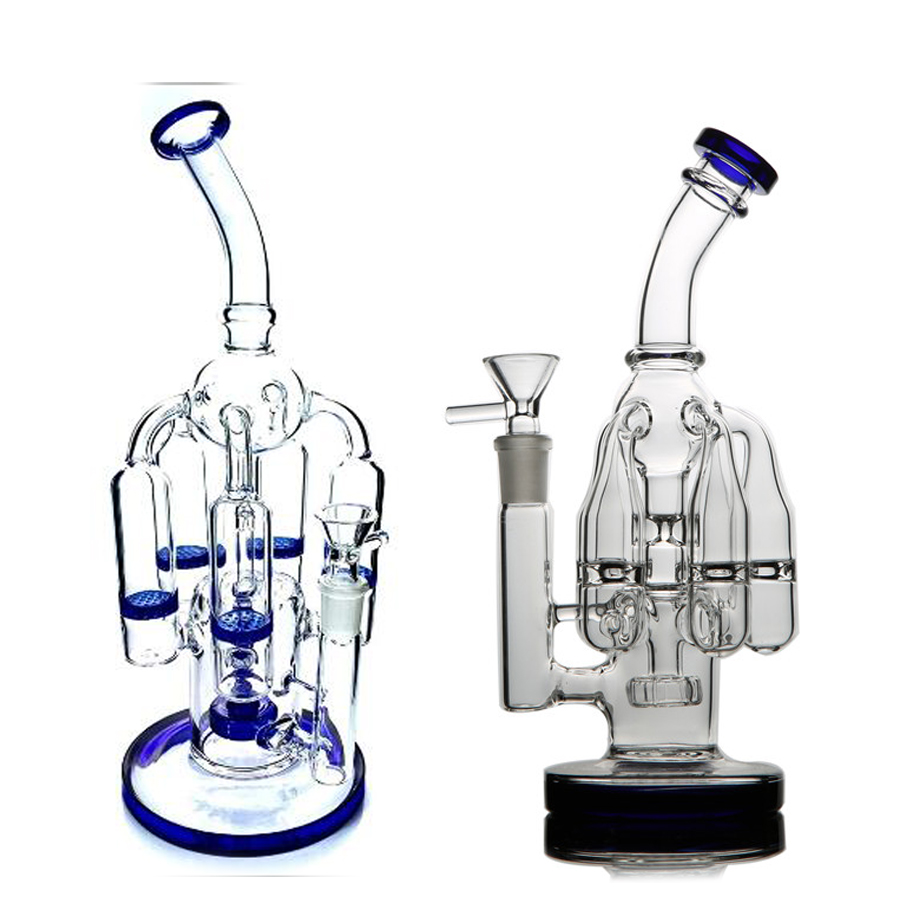 9.4 inchs Hookash Five bolt recycler bong honeycomb perc percolator bongs water pipe heady dab rigs water Pipes with 14mm bowl
9.4 inchs Hookash Five bolt recycler bong honeycomb perc percolator bongs water pipe heady dab rigs water Pipes with 14mm bowl