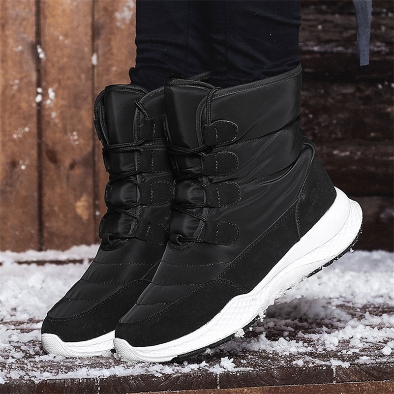 TUINANLE Women Boots Winter White Snow Boot Short Style Water-resistance Upper Non-slip Quality Plush Black Botas Mujer Invierno 200916