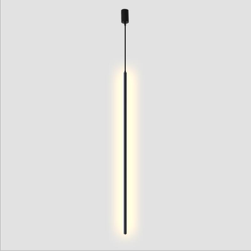 Postmodern minimalist black wrought iron LED chandelier, vertical hanging long bedroom bedside chandelier
Postmodern minimalist black wrought iron LED chandelier, vertical hanging long bedroom bedside chandelier