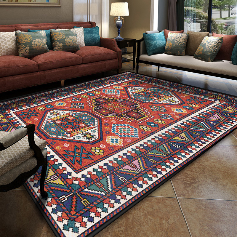 Turkish Persian rug ethnic style carpet living room bedroom large carpet parlor crystal velvet non-slip kids room floor mat, Dz67-10
Turkish Persian rug ethnic style carpet living room bedroom large carpet parlor crystal velvet non-slip kids room floor mat, Dz67-10