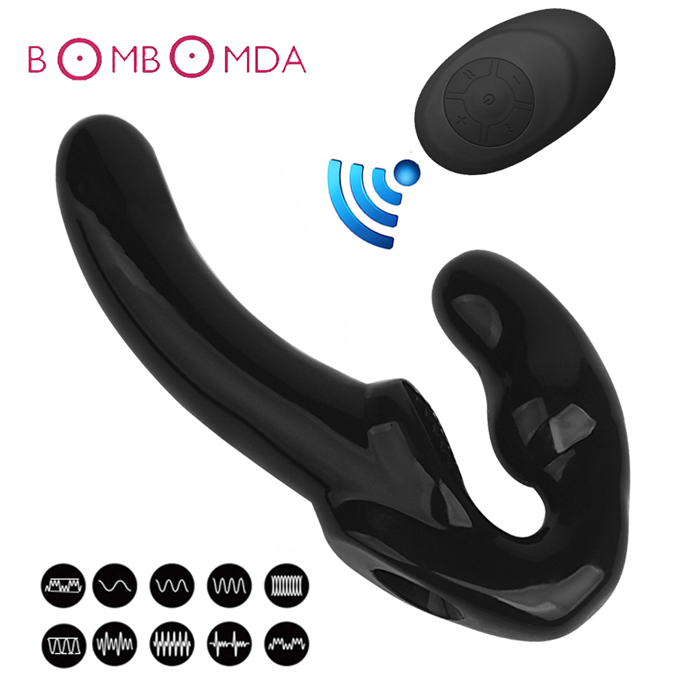 Godes Vibrator pour les hommes Masturatur Anus Plug-Massager de la prostate sans fil à distance Dildo Anal Sex Toys pour adultes Clitoris Stimula