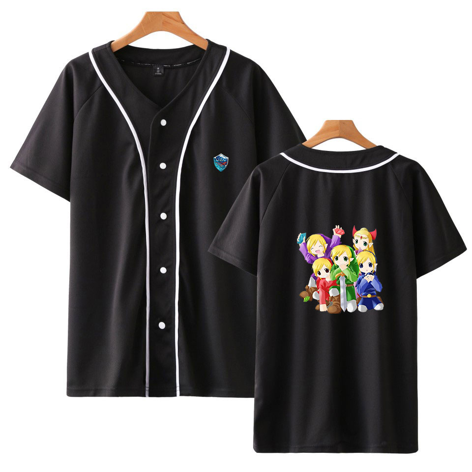 The Legend of Zelda Women/Men Baseball T Shirt Summer Short Sleeve Funny Tshirts Casual Streetwear Trendy Baseball Tee Shirts, White;black
The Legend of Zelda Women/Men Baseball T Shirt Summer Short Sleeve Funny Tshirts Casual Streetwear Trendy Baseball Tee Shirts, White;black