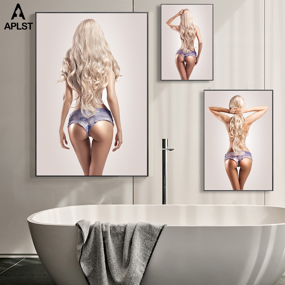 Sexy Semi-Nude Naked Blond Women Canvas Posters and Prints Paintings Girls Wall Pictures Figure Art for Bathroom Living Room
Sexy Semi-Nude Naked Blond Women Canvas Posters and Prints Paintings Girls Wall Pictures Figure Art for Bathroom Living Room