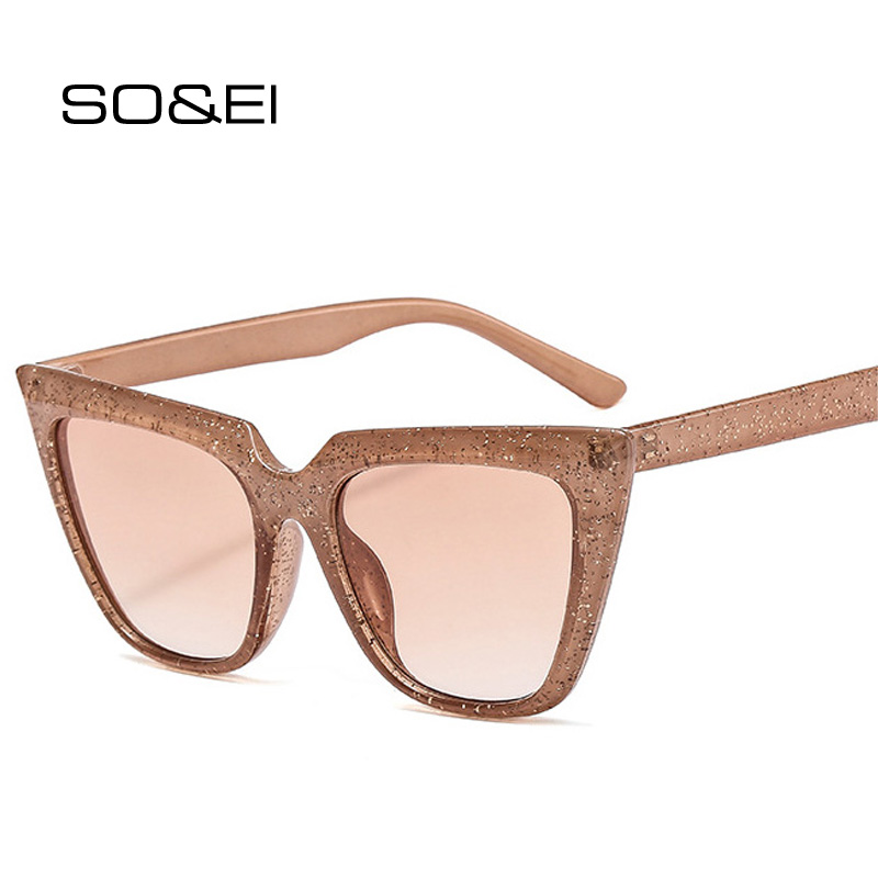 SO&EI Fashion Cat Eye Glittery Women Sunglasses Brand Designer Gradient Lens Eyewear Ladies Trending Sun Glasses Oculos UV400
SO&EI Fashion Cat Eye Glittery Women Sunglasses Brand Designer Gradient Lens Eyewear Ladies Trending Sun Glasses Oculos UV400