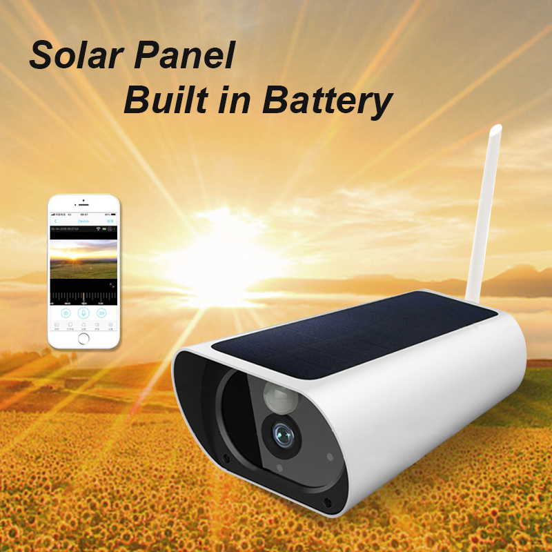 Outdoor 1080P Solar Power WIFI IP Camera support 4G SIM Card Battery Audio PIR Wifi HD Surveillance Camera
Outdoor 1080P Solar Power WIFI IP Camera support 4G SIM Card Battery Audio PIR Wifi HD Surveillance Camera