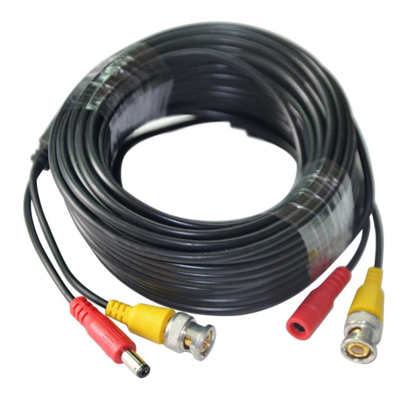 20M CCTV DVR Camera Recorder System Video Cable DC Power Security Surveillance BNC Cable
20M CCTV DVR Camera Recorder System Video Cable DC Power Security Surveillance BNC Cable