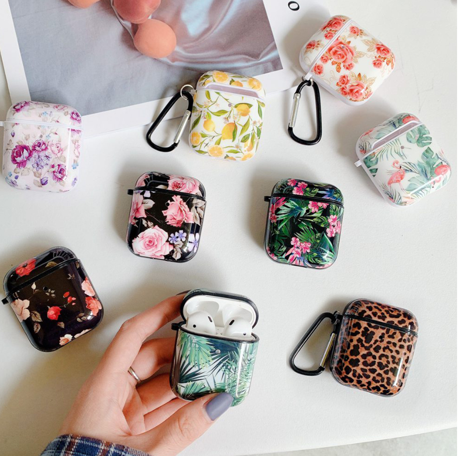 For AirPods 2 Case luxury Retro Flower Rose Leopard print/ marble headphone Protective silicone Cover For Air pods cover fundas
For AirPods 2 Case luxury Retro Flower Rose Leopard print/ marble headphone Protective silicone Cover For Air pods cover fundas