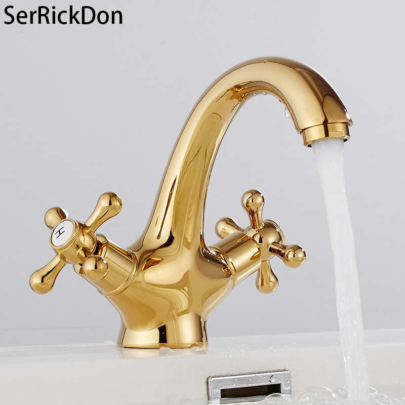 Curved Swan Golden Deck Mounted Bathroom Faucet Mixer Tap Double Handel Basin Faucet Hot Cold Water for Basin Tap
Curved Swan Golden Deck Mounted Bathroom Faucet Mixer Tap Double Handel Basin Faucet Hot Cold Water for Basin Tap
