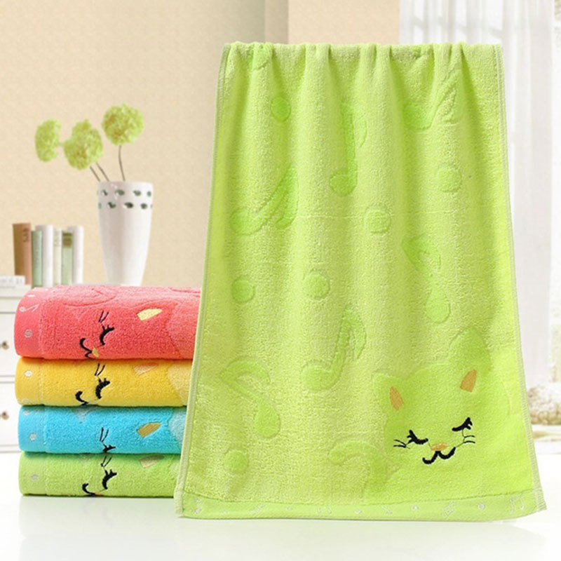 Soft Cotton Cute Cartoon Cat-Printed Baby Face Towel Embroidery Newborn Towels, Green
Soft Cotton Cute Cartoon Cat-Printed Baby Face Towel Embroidery Newborn Towels, Green