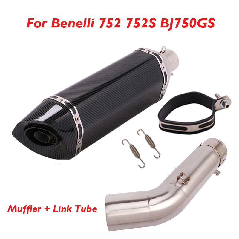 Motorcycle Exhaust Muffler Escape Pipe Connector Link Tube for Benelli 752 752S BJ750GS
Motorcycle Exhaust Muffler Escape Pipe Connector Link Tube for Benelli 752 752S BJ750GS