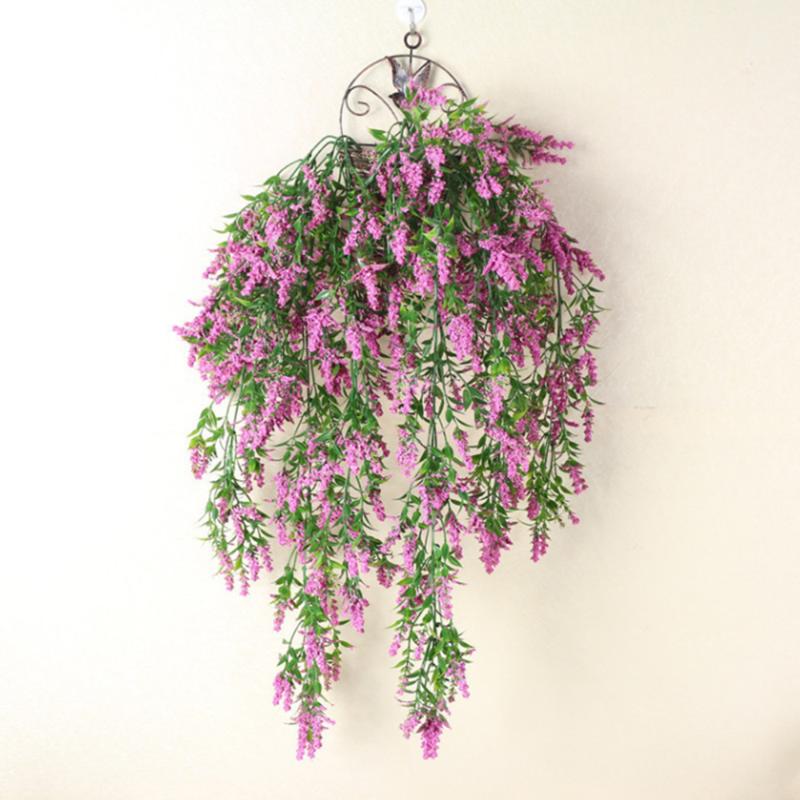 Artificial Wall Hanging Plant Artificial Pine lavender Home Decor Balcony Decoration Flower Basket Accessories Real Touch, As shown
Artificial Wall Hanging Plant Artificial Pine lavender Home Decor Balcony Decoration Flower Basket Accessories Real Touch, As shown