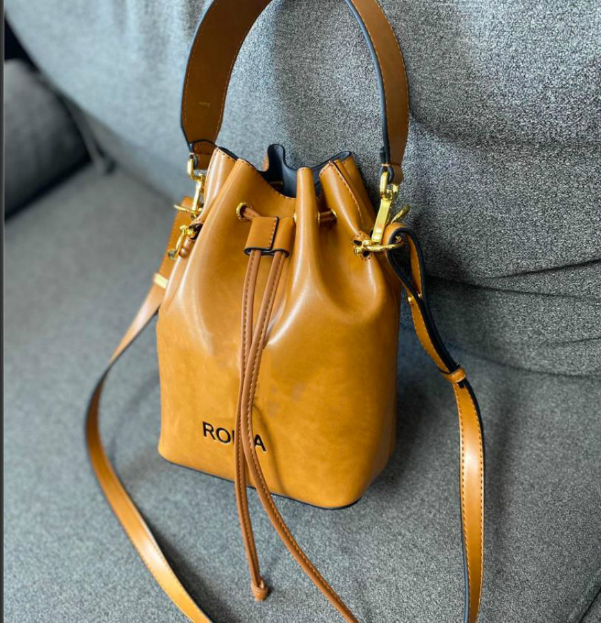 Fashion women's shoulder bag drawstring designer classic letter pattern handbag high quality diagonal bags lady cross bady