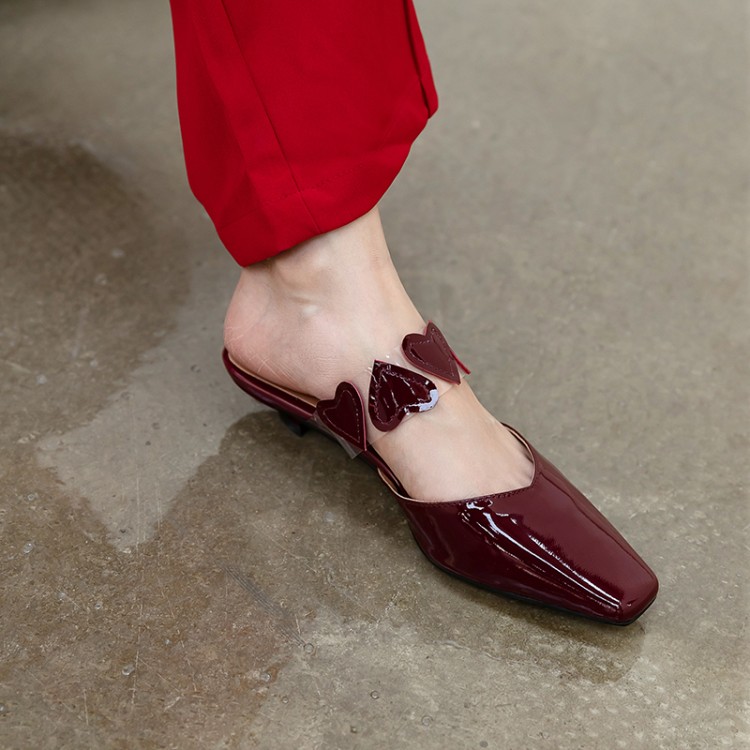kmeioo sweet mule slides woman square toe kittens summer dress shoes heart-shaped mule slippers shallow sandals, Beige
kmeioo sweet mule slides woman square toe kittens summer dress shoes heart-shaped mule slippers shallow sandals, Beige