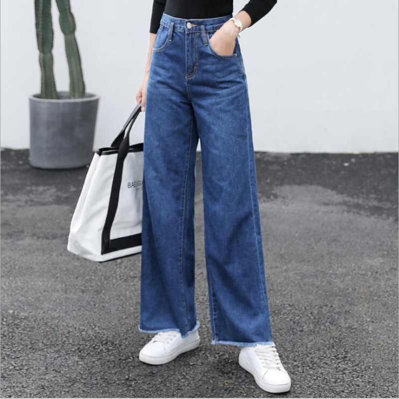 2020 New Full Cotton Women High Waist Jeans Bleached With Scratched Pants Top Quality Full length Softener Loose Wide Leg Casual, As pic
2020 New Full Cotton Women High Waist Jeans Bleached With Scratched Pants Top Quality Full length Softener Loose Wide Leg Casual, As pic