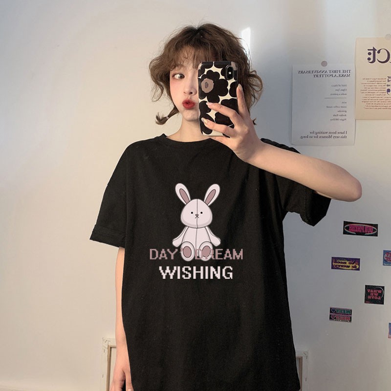 2020 Summer New Cute Aging Cartoon Printing Large Version Of Loose Short-sleeved T-shirt Female, White
2020 Summer New Cute Aging Cartoon Printing Large Version Of Loose Short-sleeved T-shirt Female, White