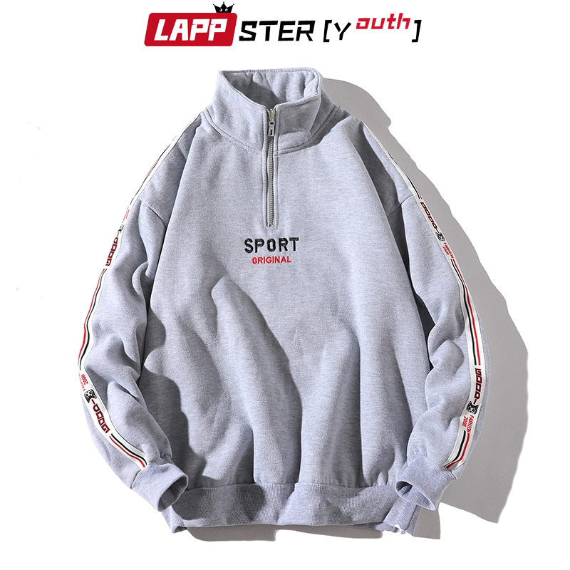 LAPPSTER-Youth Sport Zipper Hoodies Harajuku Men 2020 Korean Fashions Side Striped Hoodies Male Japanese Streetwear Clothing CX200815, Black
LAPPSTER-Youth Sport Zipper Hoodies Harajuku Men 2020 Korean Fashions Side Striped Hoodies Male Japanese Streetwear Clothing CX200815, Black