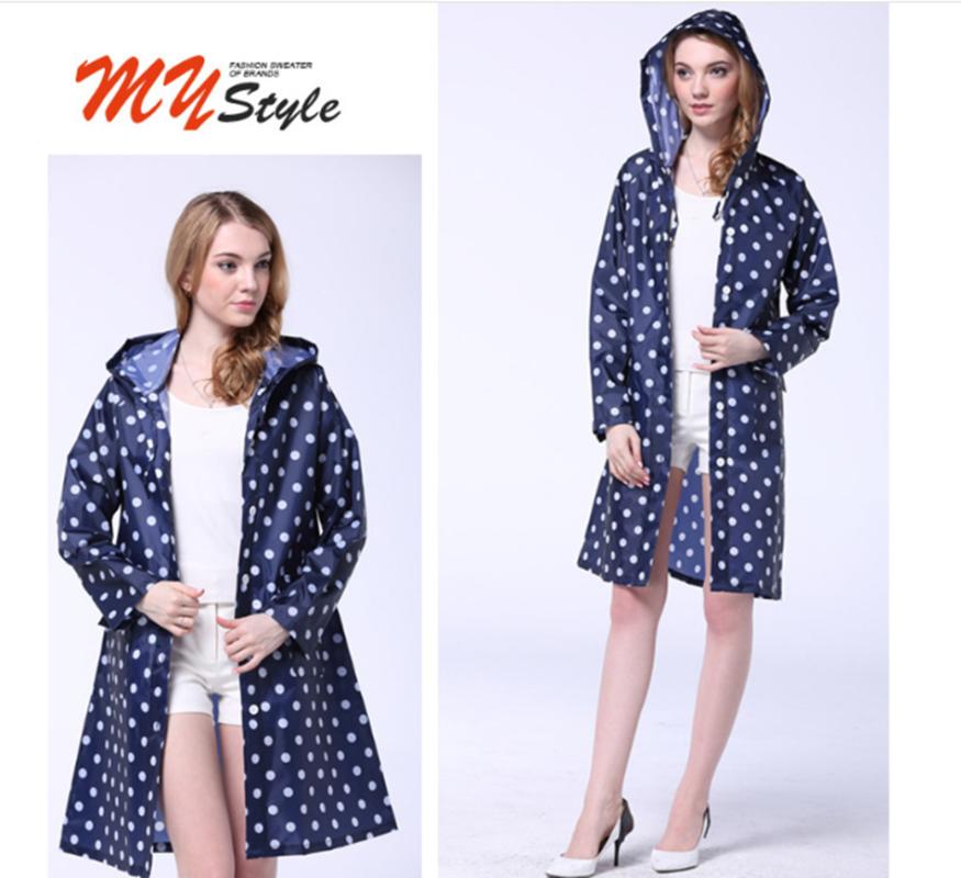 Dot Girl Lady Hooded Raincoat Women Outdoor Travel Waterproof Riding Cloth Rain coat for Women Poncho Long Rainwear rain jacket
Dot Girl Lady Hooded Raincoat Women Outdoor Travel Waterproof Riding Cloth Rain coat for Women Poncho Long Rainwear rain jacket