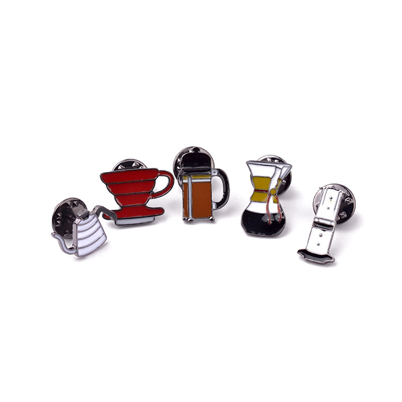 5pcs/set Mini Cartoon Coffee Cup Teapot Kettle Metal Badge Brooch Enamel Pin for Women Men Jackets Hat Lapel Pin Fashion Jewelry
5pcs/set Mini Cartoon Coffee Cup Teapot Kettle Metal Badge Brooch Enamel Pin for Women Men Jackets Hat Lapel Pin Fashion Jewelry