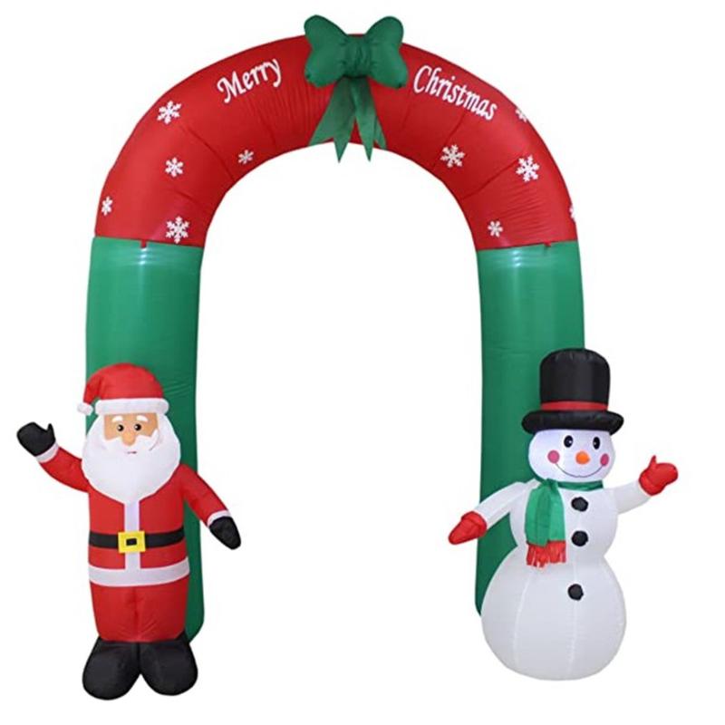 New Giant Arch Santa Claus Snowman Inflatable Garden Yard Archway Christmas Ornaments Xmas New Year Festival Party Props Decor
New Giant Arch Santa Claus Snowman Inflatable Garden Yard Archway Christmas Ornaments Xmas New Year Festival Party Props Decor