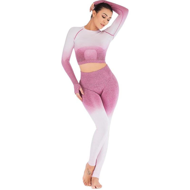 Fashion Gradient Design Knight Boots Winter High Heel Boots Women Yoga Pants Sports Underwear Whole Quick delivery CSV