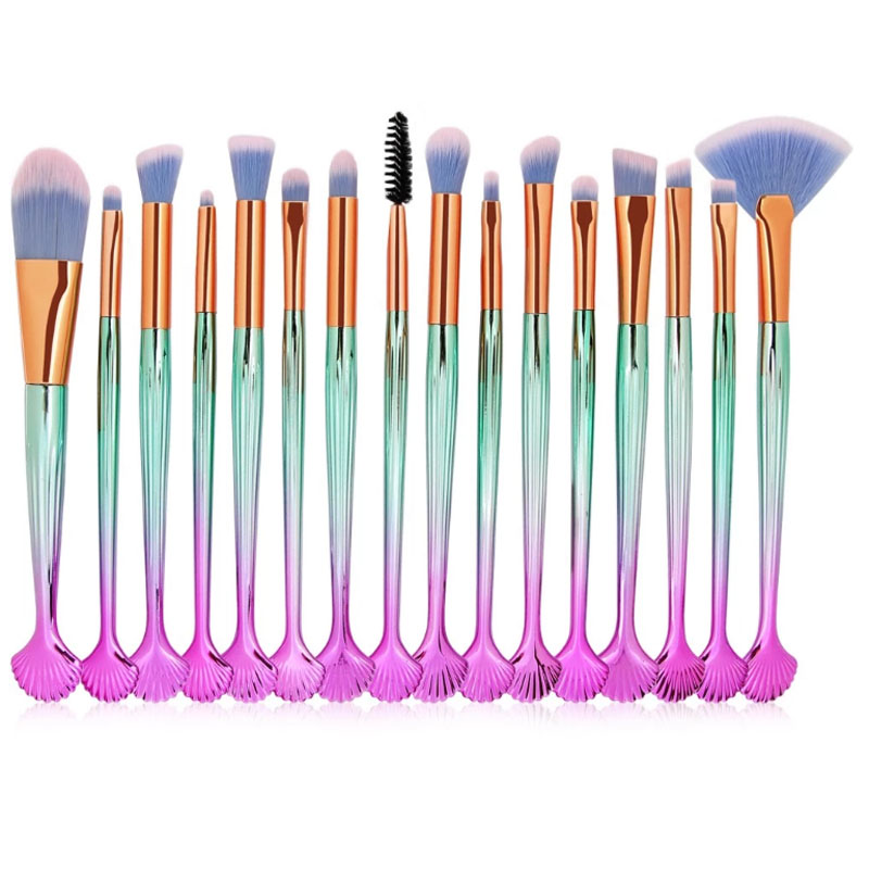16pcs Shiny Shell Makeup Brushes Powder Foundation Eyeshadow Eyeliner Lip Brush Make Up Brushes Beauty Tools
16pcs Shiny Shell Makeup Brushes Powder Foundation Eyeshadow Eyeliner Lip Brush Make Up Brushes Beauty Tools