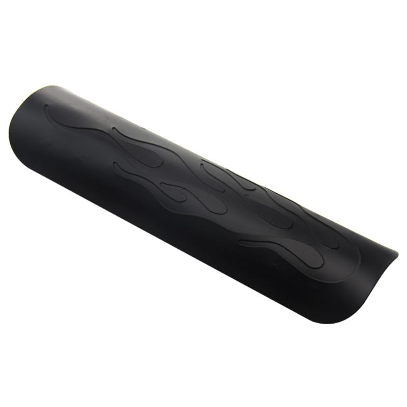 Motorcycle Heat Shield Plate Flame pattern Chrome Steel Universal Exhaust Pipe Cover With Adjustable Mounting Clamp Motorbike 
Motorcycle Heat Shield Plate Flame pattern Chrome Steel Universal Exhaust Pipe Cover With Adjustable Mounting Clamp Motorbike