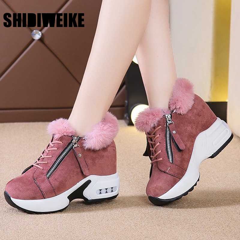 Shoes Winter Warm Platform Woman Snow Boots Plush Female Casual Sneakers Faux Suede Snow boots Warm shoesv478, Black
Shoes Winter Warm Platform Woman Snow Boots Plush Female Casual Sneakers Faux Suede Snow boots Warm shoesv478, Black